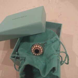 Tiffany & Co. Ziegfeld Pearl and Onyx Ring